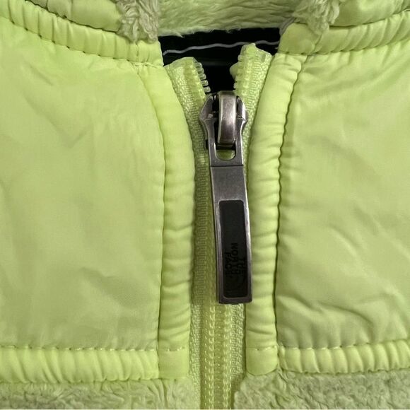 The North Face Oso Fleece Zip Up Hoodie Neon Yellow Gorpcore Style ARHB Size S - Picture 6 of 15